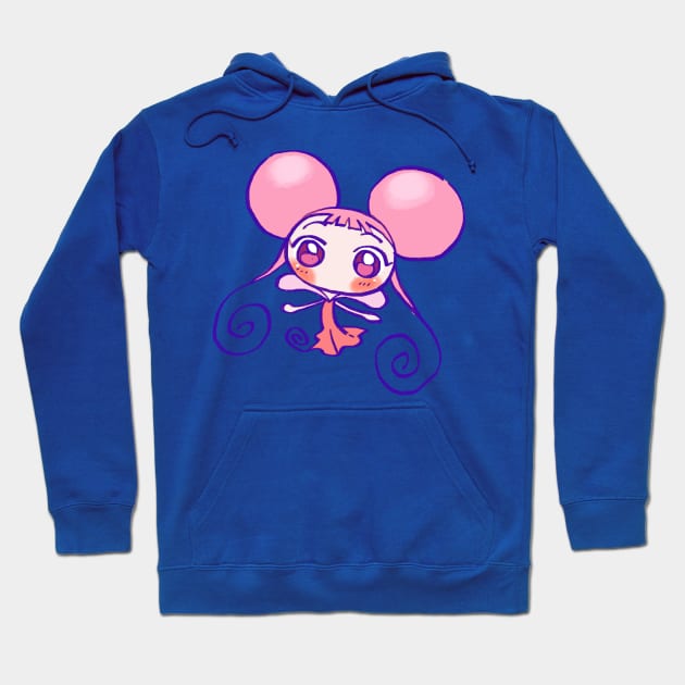 kawaii pink baby fairy dodo / ojamajo magical doremi anime Hoodie by mudwizard